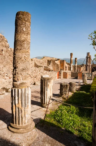 Sito archeologico di Pompei, vicino a Napoli, Italia — Foto Stock