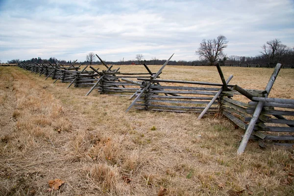 ゲティスバーグの南北戦争の戦場の眺め, — ストック写真