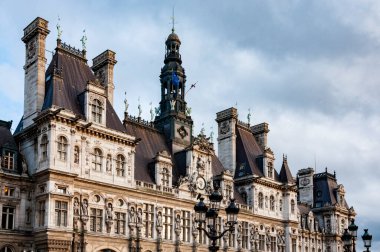 Belediye binası, Paris 'te Hotel de la Ville - Fransa