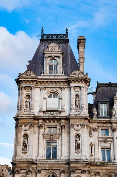 法国巴黎Ville旅馆市政厅 — 图库照片