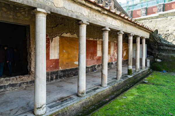 Oplontis Torre Annunziata Italy, Ruins of Poppeas Villa — Stock Photo, Image