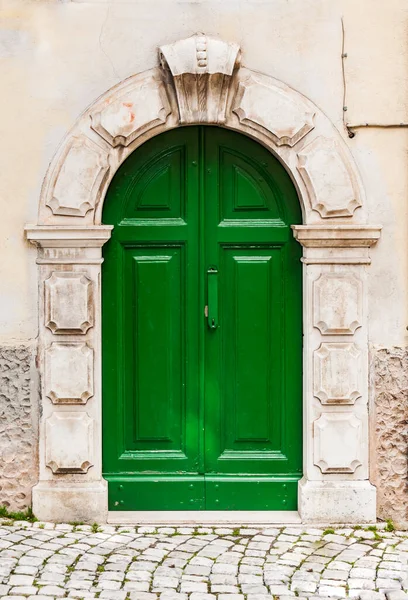 Italian Door Small Village Reegion Abruzzo Italy — Photo