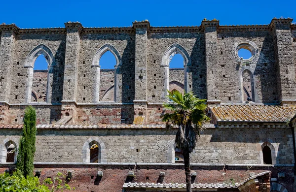 Ruínas Abadia San Galgano Toscana Itay — Fotografia de Stock