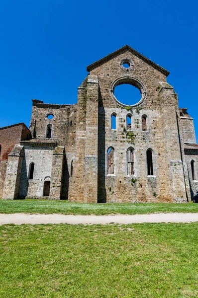 Las Ruinas Abadía San Galgano Toscana Itay — Foto de Stock