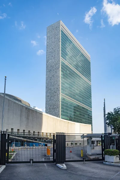 Edificio Sede Las Naciones Unidas Ciudad Nueva York — Foto de Stock