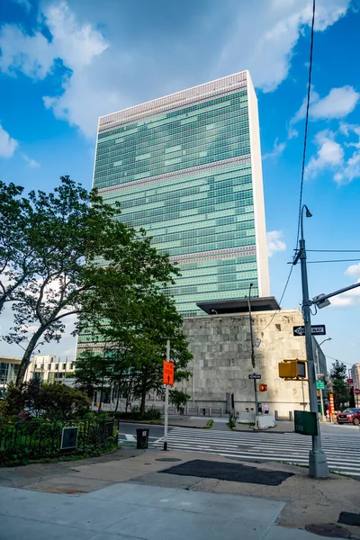 Birleşmiş Milletler Genel Merkezi New York City Abd — Stok fotoğraf