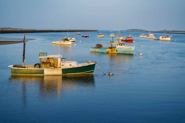 Boote Auf Dem Atlantik Camp Ellis Saco Maine Usa — Stockfoto