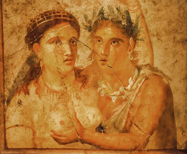 Romersk fresco — Stockfoto