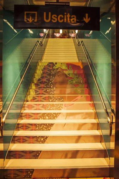 Metro naples — Foto de Stock