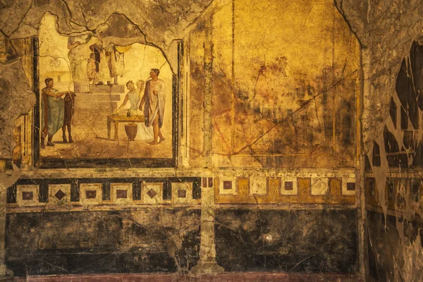 Affreschi di Pompei — Foto Stock