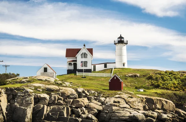 Farol do Cabo Neddick — Fotografia de Stock