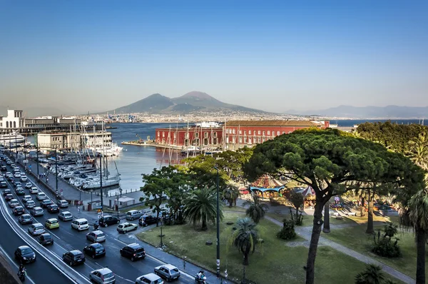 Panorama över Neapel — Stockfoto