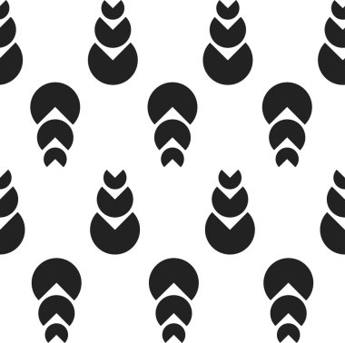 sorunsuz arka plan. siyah-beyaz.