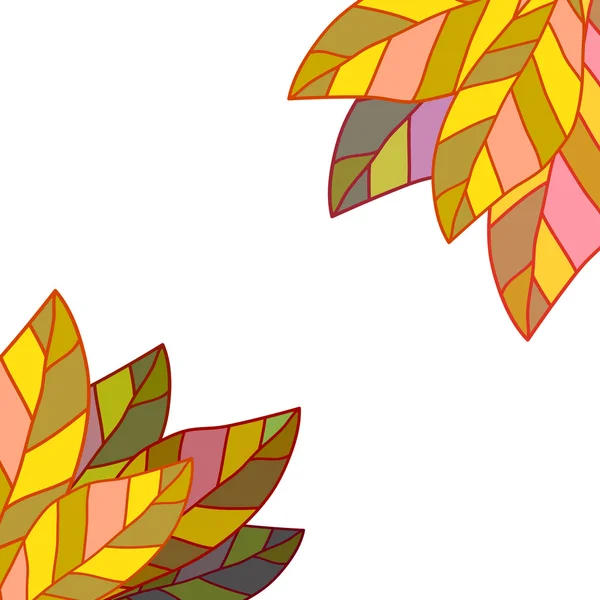 Modèle de feuilles — Image vectorielle