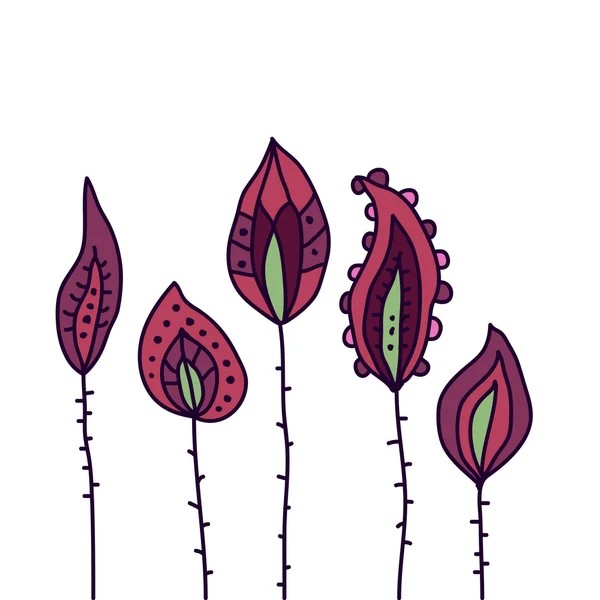 Astratto sfondo fiori — Vettoriale Stock