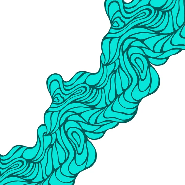 手描き波要素 — ストックベクタ
