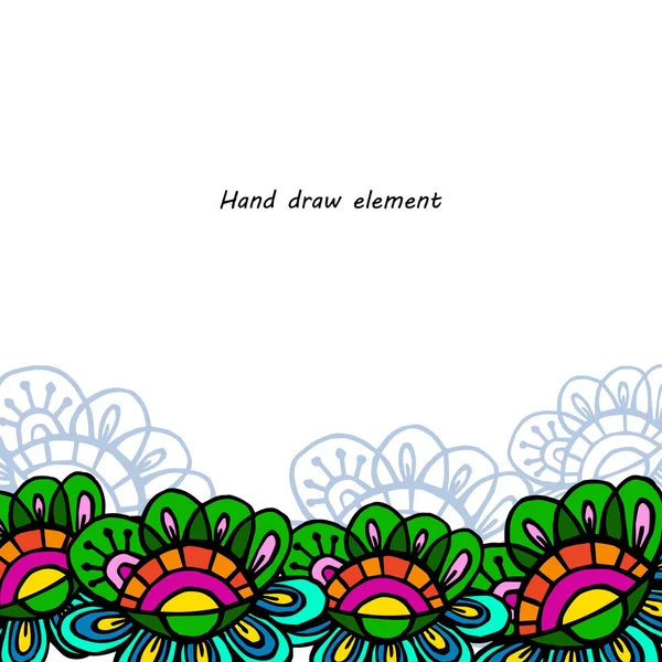 Abstrakt blommor bakgrund — Stock vektor
