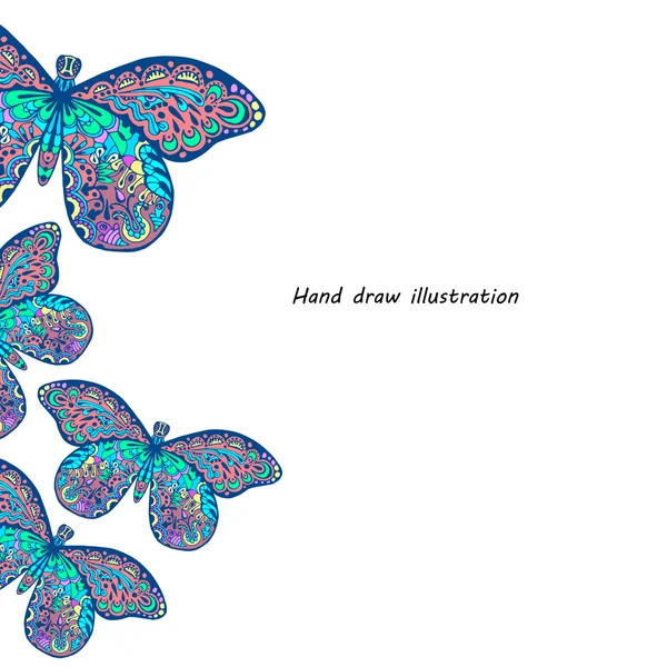 Шаблон бабочки — стоковый вектор