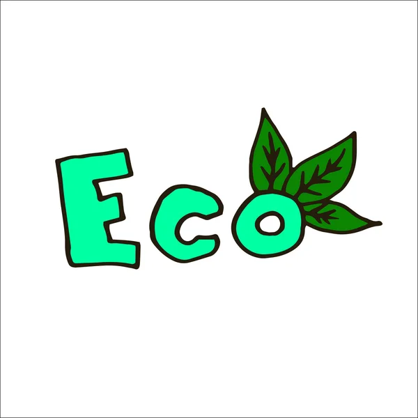 Eco illustration — Stock Vector