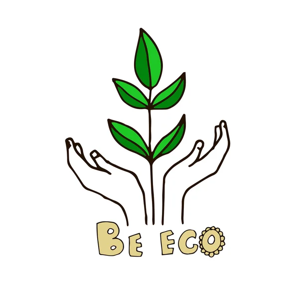 ภาพประกอบ ECO — ภาพเวกเตอร์สต็อก