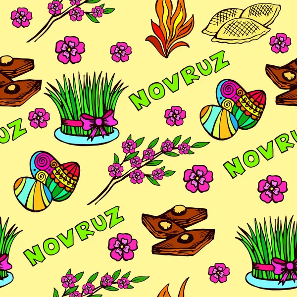 Nowruz wakacje — Wektor stockowy