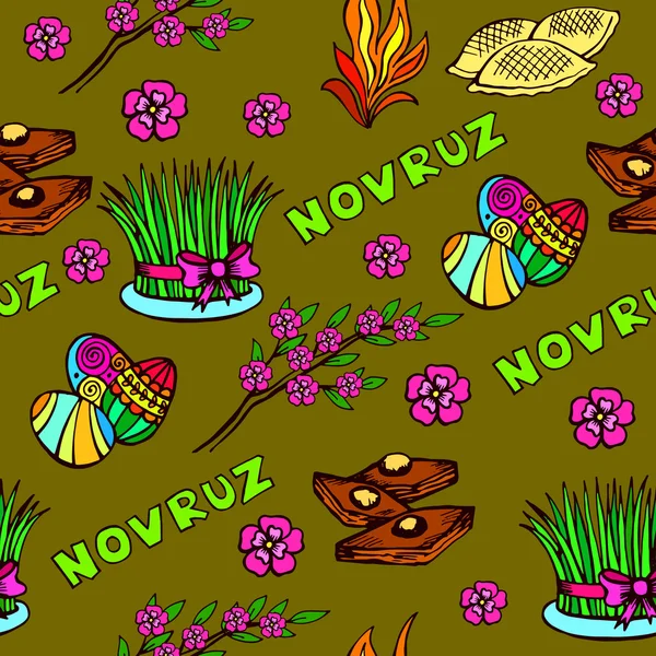 Nowruz wakacje — Wektor stockowy