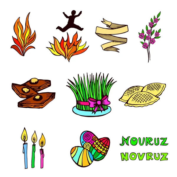Nowruz mönster — Stock vektor