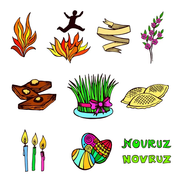 Nowruz pattern — Stock Vector