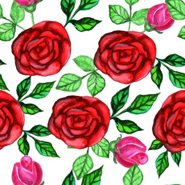 Sorunsuz suluboya çiçek