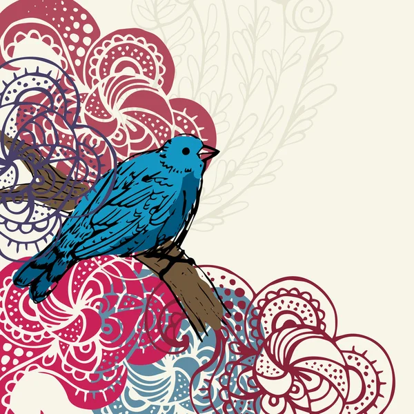 Fond d'oiseau — Image vectorielle