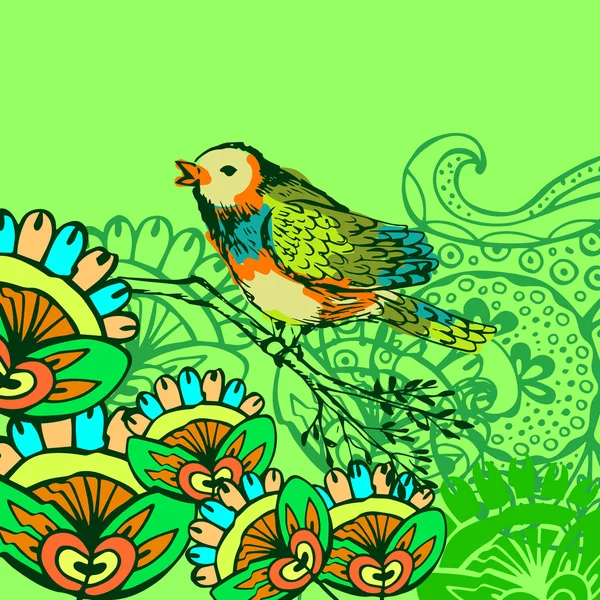 Fond d'oiseau — Image vectorielle