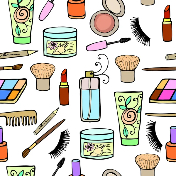 Ensemble de cosmétiques — Image vectorielle