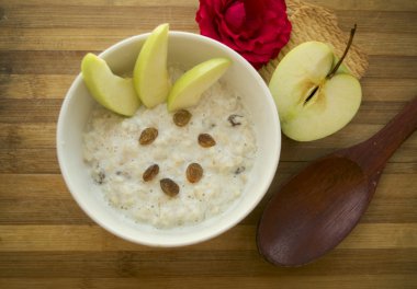 Sağlıklı kahvaltı.