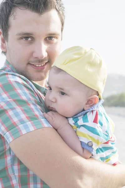 Otec s dítětem — Stock fotografie