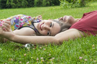 Birbirine aşık çift