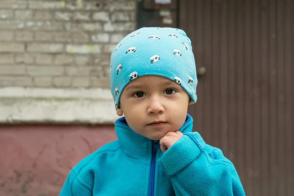 Portrét chlapce, zamyšlený — Stock fotografie