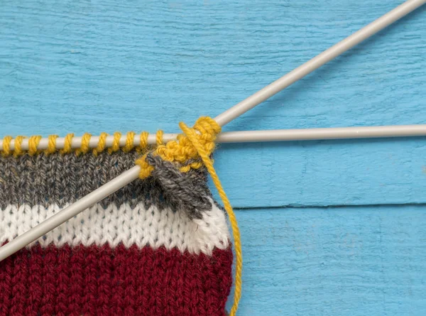 The knitting background — Stock Photo, Image