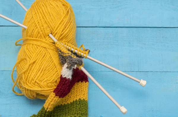 The knitting background — Stock Photo, Image