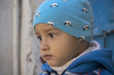 Bir çocuğun portresi.