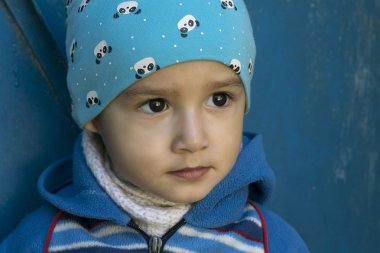 Bir çocuğun portresi.