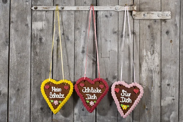 Lebkuchen alemão, pão de gengibre — Fotografia de Stock