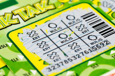 Lottery ticket clipart