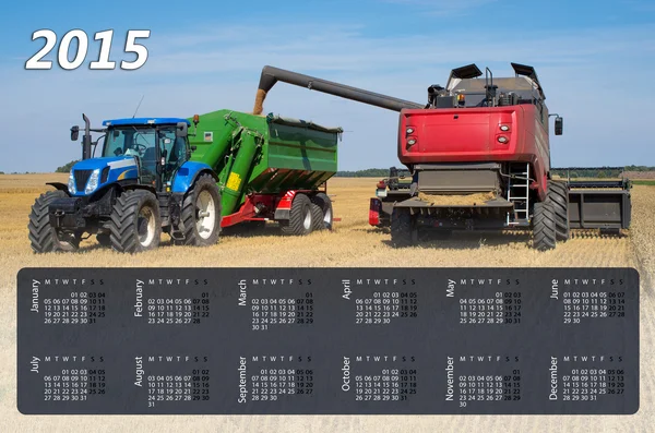 Kalendář pro rok 2015. — Stock fotografie