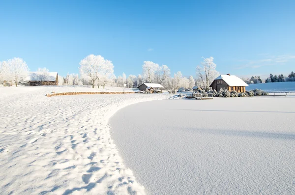 Paesaggio invernale — Foto Stock