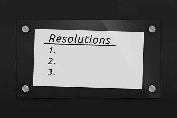 Resoluciones — Foto de Stock