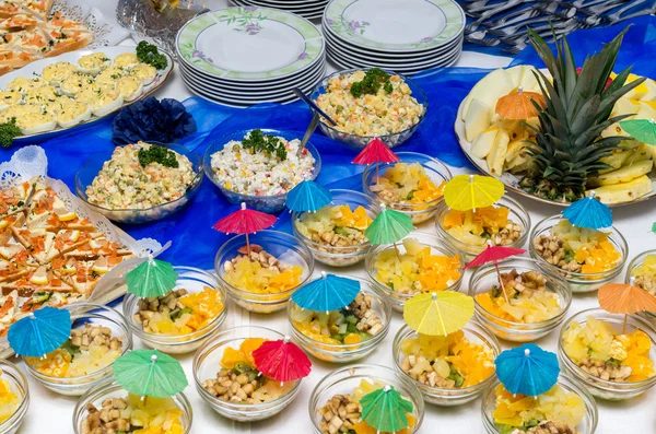 Catering food at a party — Stock Photo, Image