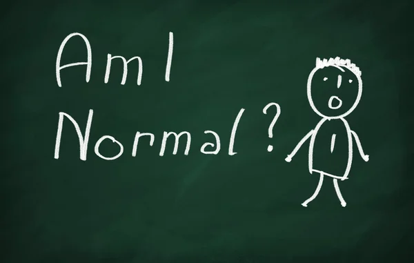 Am I Normal? — Stock Photo, Image