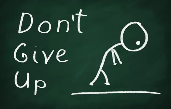 Don't give up — Stock Photo, Image