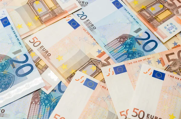 Euro banknotes — Stock Photo, Image