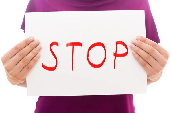 Stop! — Stockfoto